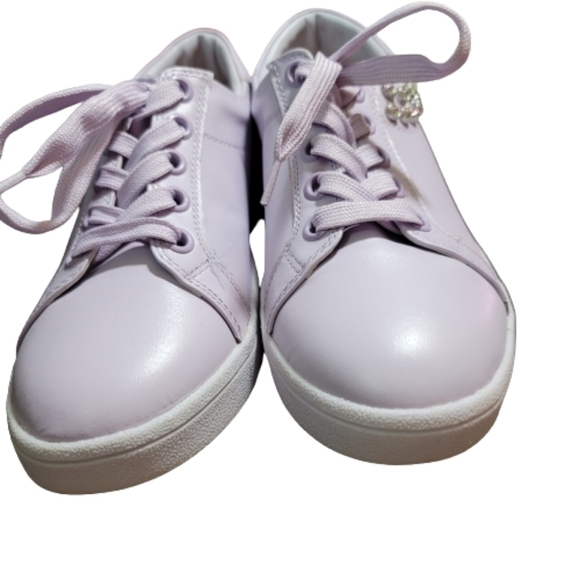 Aldo sneakers athletic shoes athleisure shoes lilac rhinestones Mireidda 6.5 - Picture 5 of 8